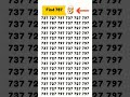 Only 1% Can Find '787' in 10 Seconds! Eye Test Puzzle 🔍 #puzzlechallenge #puzzlesolvingshorts