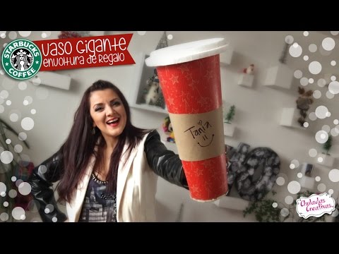 guapo Libro Increíble Envoltura Vaso Gigante de Starbucks :: Ideas Navideñas :: Chuladas  Creativas - YouTube