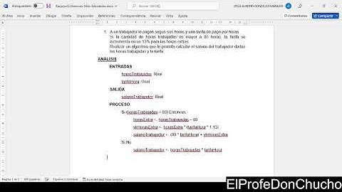 Algoritmia - Ejercicio 1 - Estructura de control - Si Entonces - SiNo (if - else)