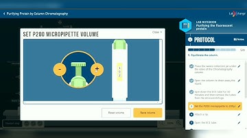Purifying Protein by Column Chromatography (labXchange)