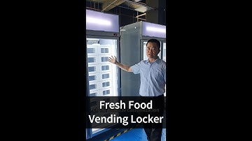 20 doors / 36 doors fresh food vending locker #iot #vendingmachine #locker #cabinet #food #vending