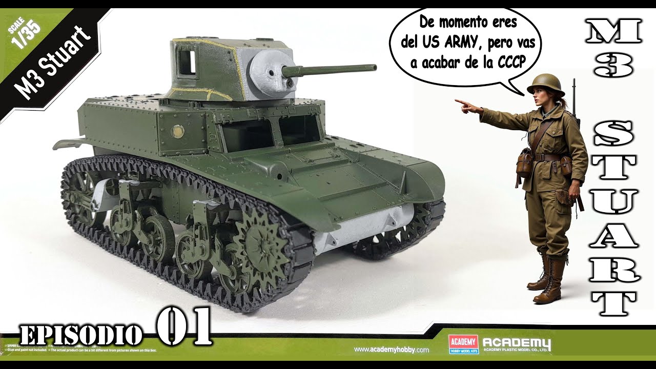 M3 Stuart, Primer episodio del montaje - YouTube