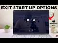 How To Get MacBook Neo Out Of Start Up Options