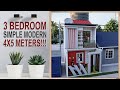 Tiny House 3 Beds on 4x5 Meters | 3 Kamar Ada Balkon di Tanah 4x5 Meter | Casa 4x5