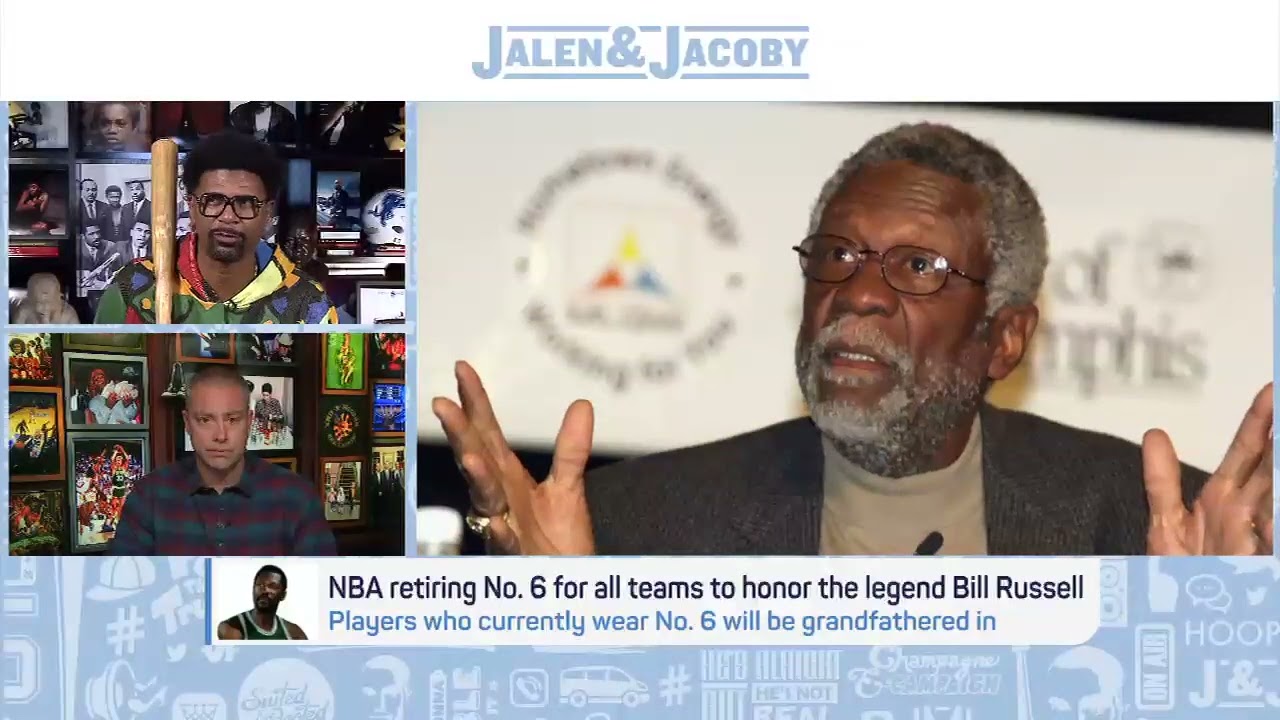 Bill Russell's Number 6 Will Be Retired Across All NBA Teams