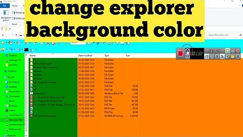 How to Change File Explorer Background Color on Windows@kkspandi ceo