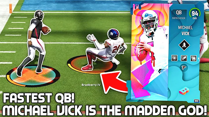 Michael Vick Is the MADDEN GOD! Fastest QB In the ...
