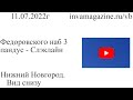 Нижний Новгород, вид снизу. Федоровского наб 3 пандус - Слэклайн