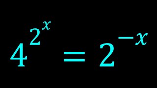 A Quick and Easy Exponential Equation