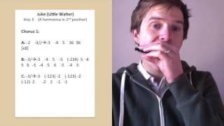 Juke harmonica lesson (Little Walter) - chorus 1 Juke harmonica lesson (Little Walter) - chorus 1