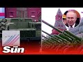 Russia shows military might at Victory Day parade