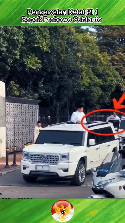 Pengawalan RI 1 Prabowo Subianto #shortvideo #tni #prabowo #paspampres #merahputih