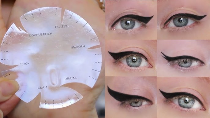 Winged Eyeliner Tutorial | 6 Different Styles, ONE Stencil - YouTube winged-eyeliner-tutorial-6-different-styles-one-stencil-youtube