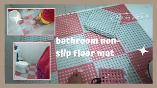 NON-SLIP BATHROOM FLOOR MAT WATER PROOF | PERFECT PARA SA MADULAS NIYONG TILES ?? | Jing Jane