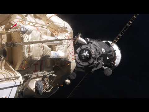 Стыковка корабля «Прогресс МС-17» к модулю «Наука»: живое видео в 4К-качестве