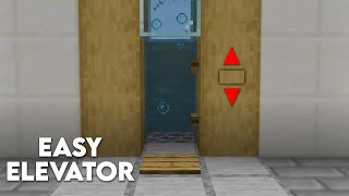 How to make Elevator in Minecraft Pocket edition | Minecraft Bedrock edition | version 1.16 |