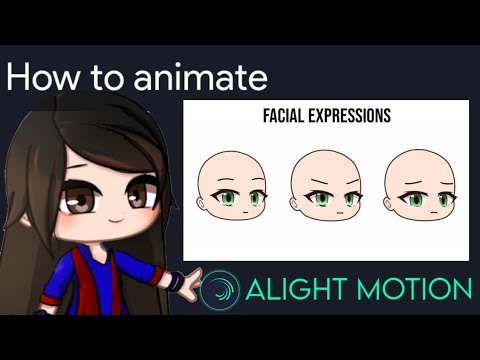 Facial Expressions Animation Tutorial in Alight Motion || Gacha Stu-Club Tutorial ||