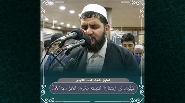 تلاوة مؤثره ما سمعت مثله من قبل للقارئ دلشاد احمد الكردي.