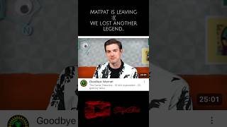 Matpat is leaving… #foryou #viral #edit #fnaf #matpat #rip #farewell #sad #fypシ #shorts