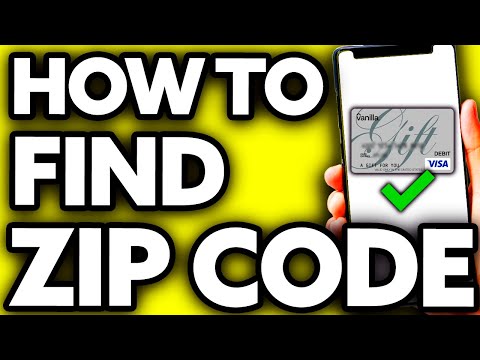 How To Find your Zip Code on Vanilla Gift Card (Easy 2025)