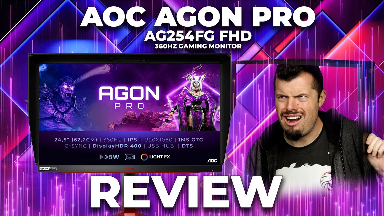 AOC Agon PRO AG254FG 25 Tournament Gaming Monitor, FHD 1920x1080