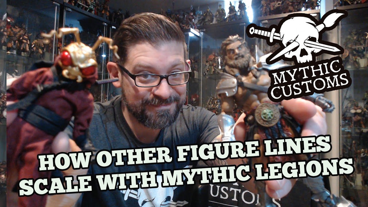 A Look at How Other Action Figure Lines Scale with Mythic Legions