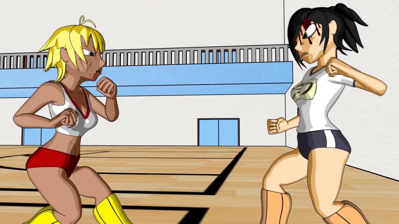 Girl Fight (complete animation) - YouTube.