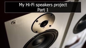 Hi-Fi Tower Speakers Project (Ciare and Philips drivers) - Part 1