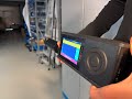 Laser spectroscopy method to identify rocks, plastics, powders and liquids from distances 10-100m