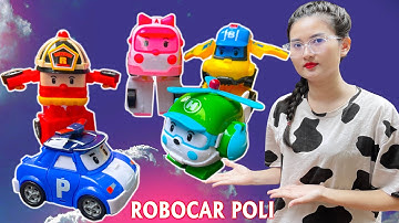 Changcady review đồ chơi xe biến hình trong phim Robocar Poli