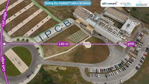 OAIBOX with a 5G Drone