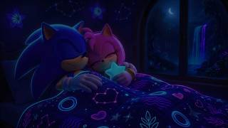 Sleep in 5 Mins 🌧️ (NO ADS) Sonic & Amy's Rainy Night Deep Sleep Piano 💤 Stress Relief