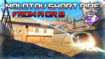 Molotov shortpipe from A *OR* B! (OVERPASS, PREMIER SEASON 3)