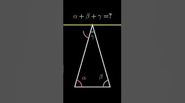 What is the sum of the angles of a triangle? #shorts #geometry #maths  #mathematics #triangle #proof