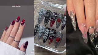 Gothic Nail Inspiration Tiktok Compilation Uñas Góticas Inspiración