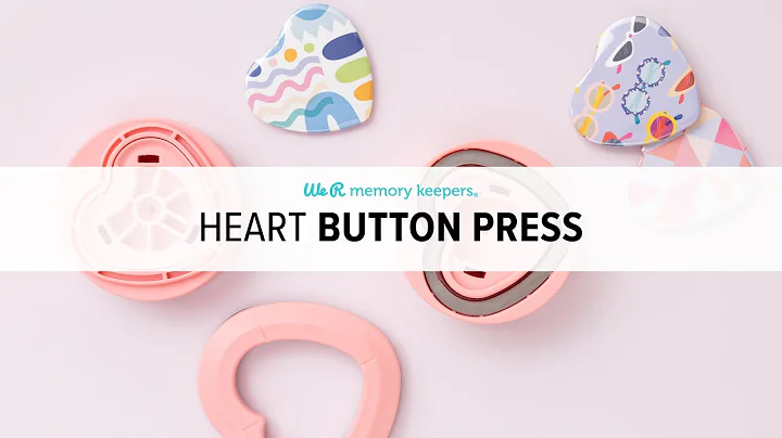 We R Memory Keepers Heart Button Press Inserts