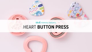 Famous We R Memory Keepers Heart Button Press Inserts Net Worth