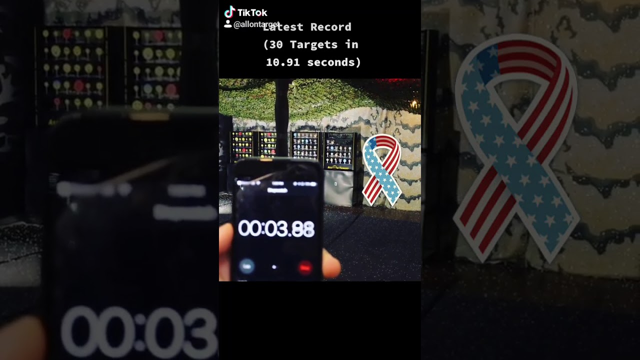 New Fastest Airsoft Record! 30 Targets in 10.91 seconds