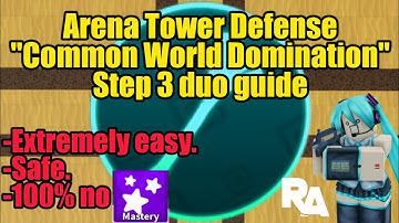 [Fast Tutorial] Miku Gunner skin STEP 3 duo no mastery perks || Arena:TD