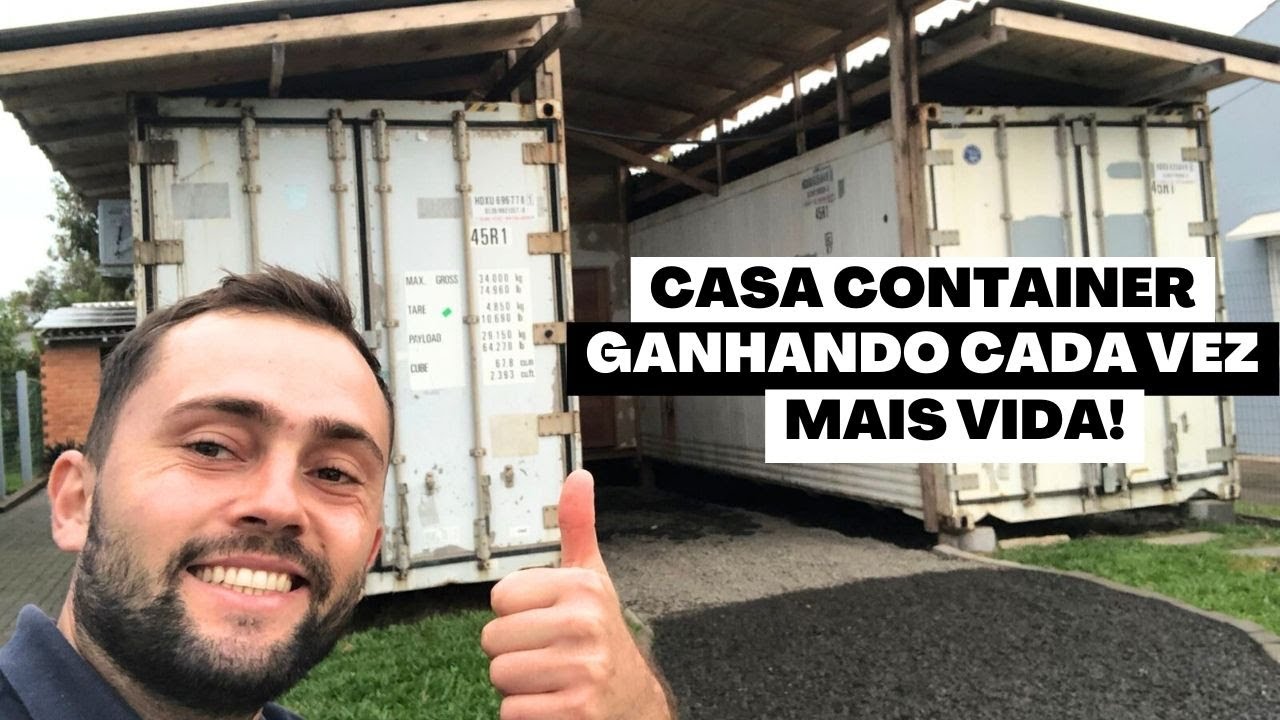 ORGANIZAMOS A CONSTRUÇÃO DA CASA CONTAINER ANTES DE PROSSEGUIR - YouTube