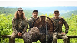 CALLING GOBBLERS IN THE BIG TIMBER!  Ohio Public Land Turkey Hunting