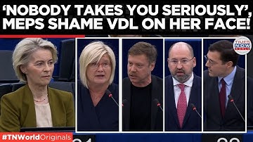 BRUSSELS HUMILIATED: MEPs TURN On Ursula Over EU Ukraine Disaster