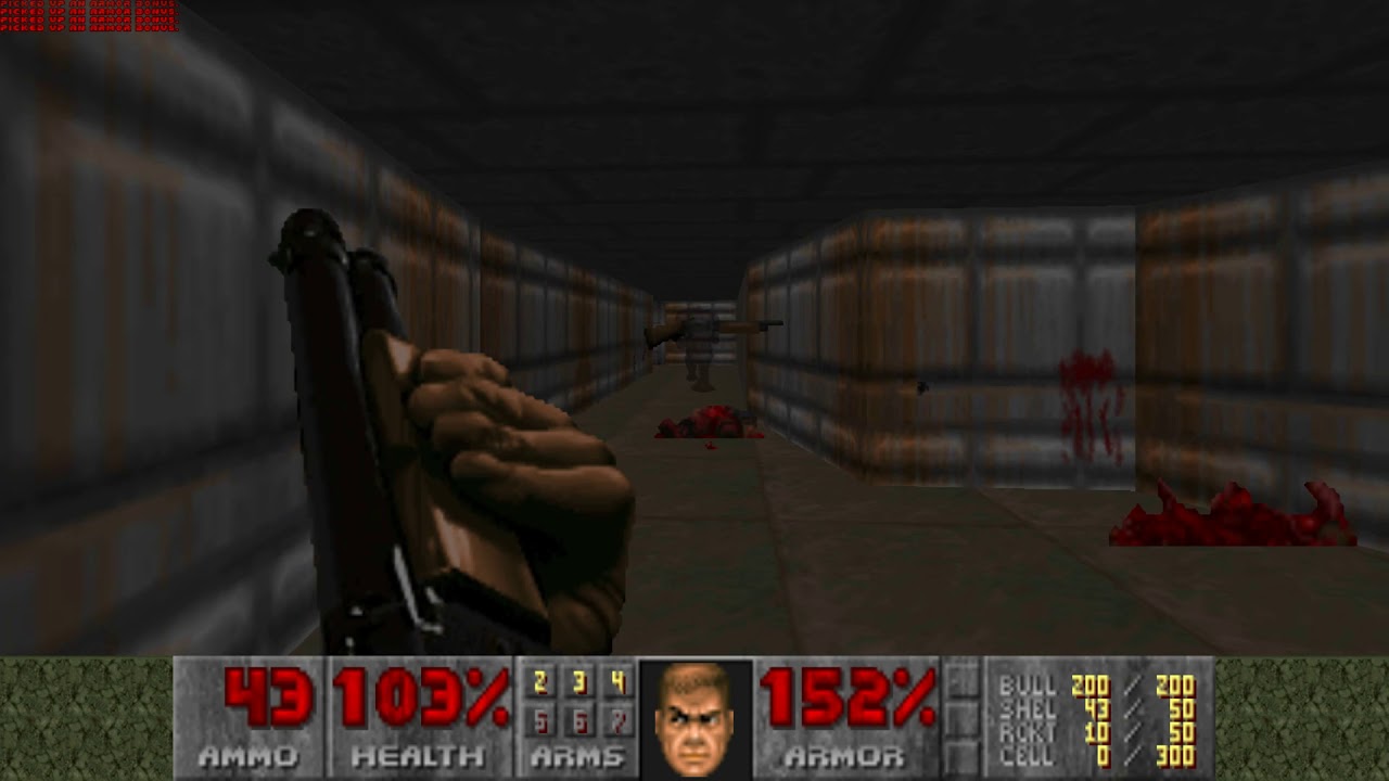Doom 1 Knee Deep in the Dead Walkthrough