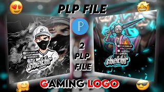 how to create professional gaming logo in pixellab | pixellab plp file | professional gaming logo ||