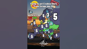 Trying to get 5 subscribers from each Europea #europe  #mapper #geotuber #mapping #geography #map
