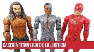 Caceria Titan Hero Justice League (2017) Mattel AQUAMAN, CYBORG Y FLASH | El Titan