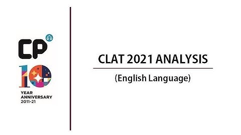 CLAT 2021 Exam Analysis | CLAT 2021 English Section Analysis