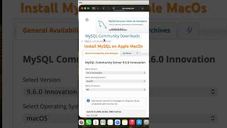 MySQL Download &amp; Install on MacOs Easily ⚡ | MY SQL on Apple - CS Path Finder #mysql #macos