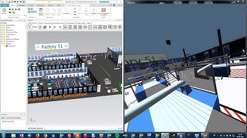 moreViz HMD VivePro NX, Plant Simulation, Process Simulate: VR Virtual Reality Plugin Tutorial