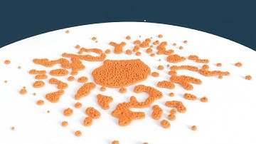 Fluid particles splash | Blender